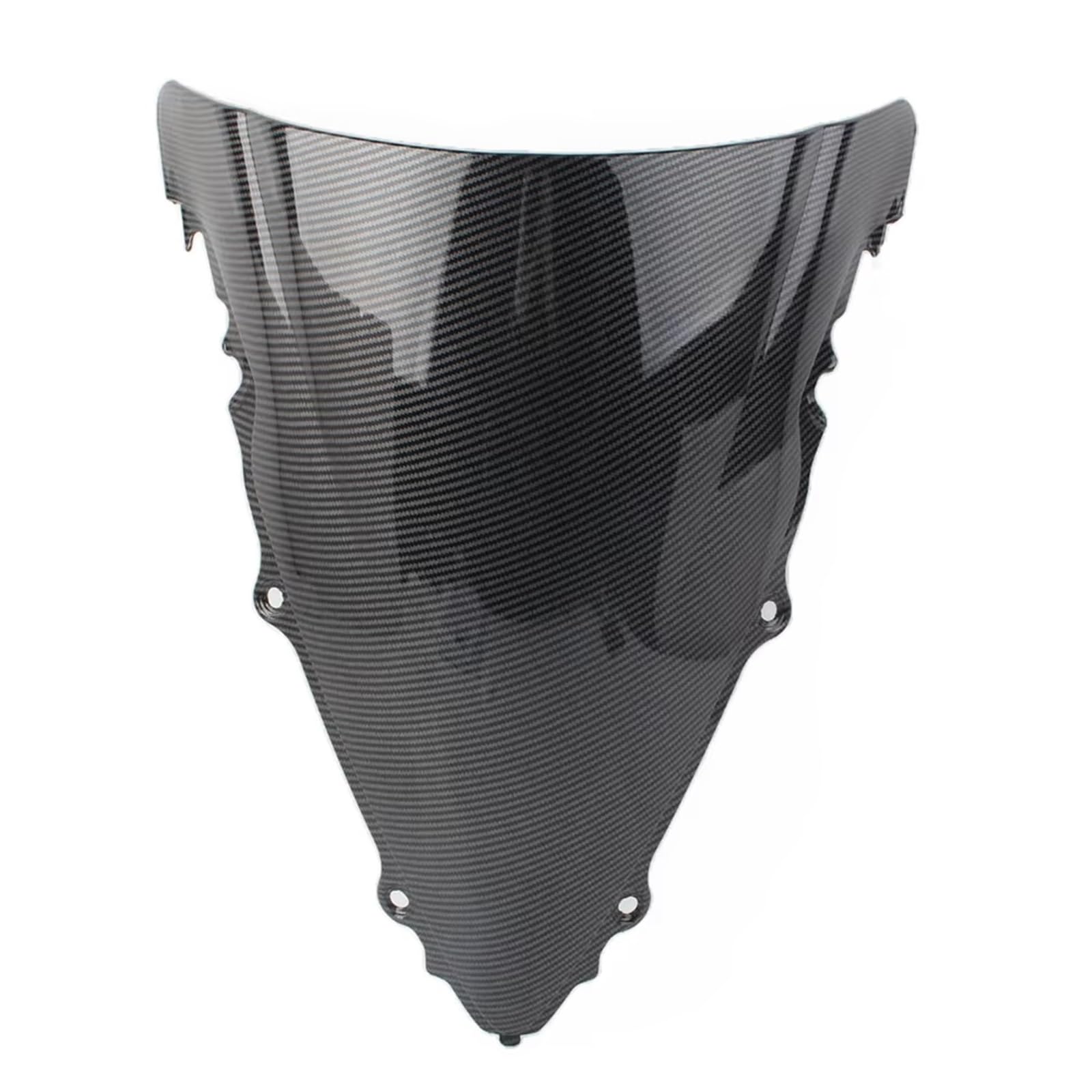 Deflettore Moto Per YZF R6 2003 2004 2005 Parabrezza Per Moto In Plastica ABS Con Motivo In Fibra Di Carbonio Deflettore Antivento A Doppia Bolla Cupolino Moto