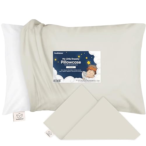 Miniatura 139 de KeaBabies Funda de almohada para niños pequeños de 13 x 18 pulgadas, funda de almohada de algodón orgánico para niños, niñas, funda de algodón suave
