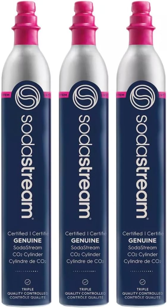 sodastream60 L Co2 Carbonator, No Exchange or Gift Card. Quick Connect ONLY (Only works with Soda Stream machines that use Quick Connect)
