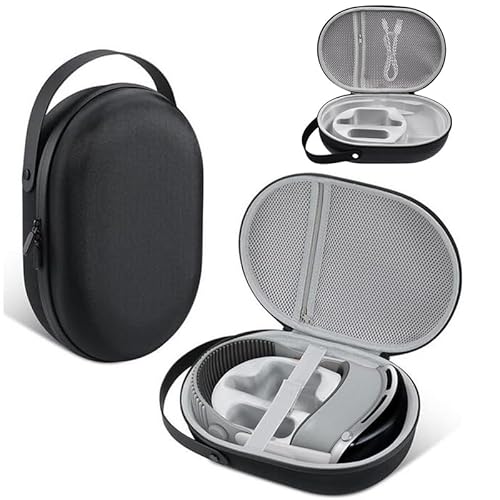 Vision Pro ���[�P�[�X Apple Vision Pro �Ή� �ی�P�[�X �h�� �g�їp�n�[�h�P�[�X �L�������O�P�[�X �����^�тɕ֗� ���b�V���|�P�b�g�t�� (EVA �P�[�X)