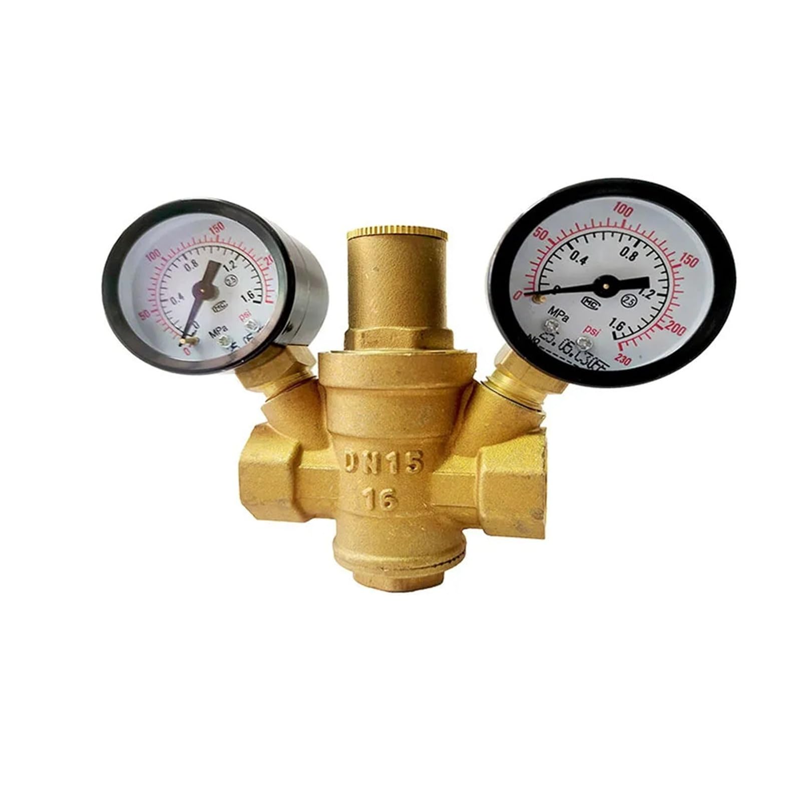 Reducing Valve Female Thread Brass Pressure Gauge