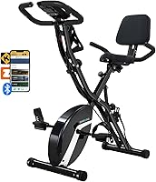 Vista 14 de BARWING Bicicleta de Ejercicio Estática para Entrenamiento en Casa, Bicicleta de Interior Plegable de 5 en 1 para Personas Mayores, Capacidad
