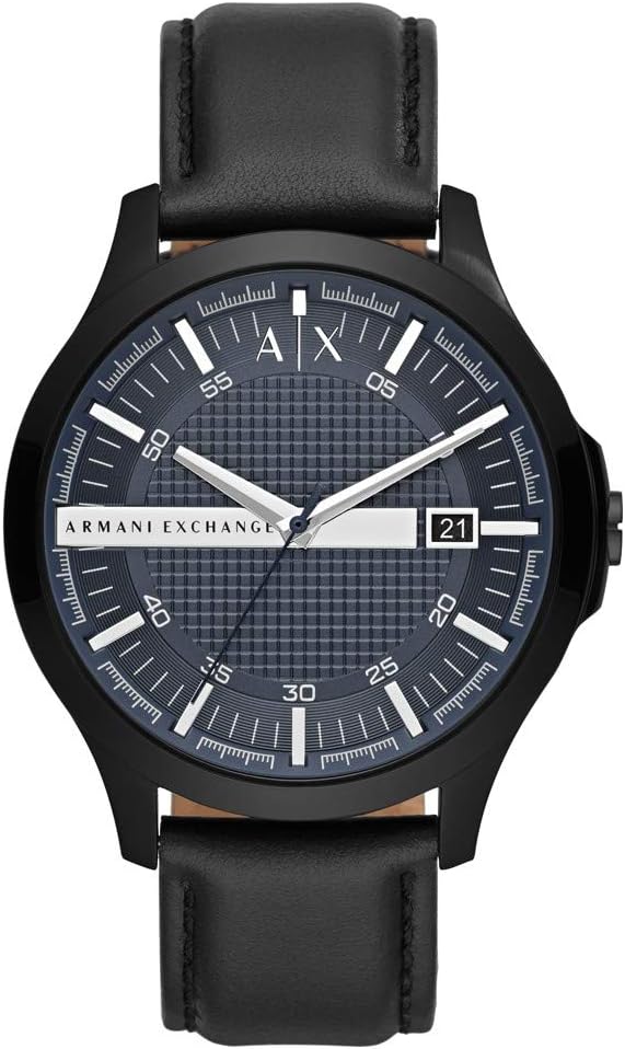 Diesel Orologio Armbar Uomo - Quarzo, Cassa 45mm, Cinturino In Pelle Marrone O Silicone, Resistente 100m, Quadrante Blu - 2