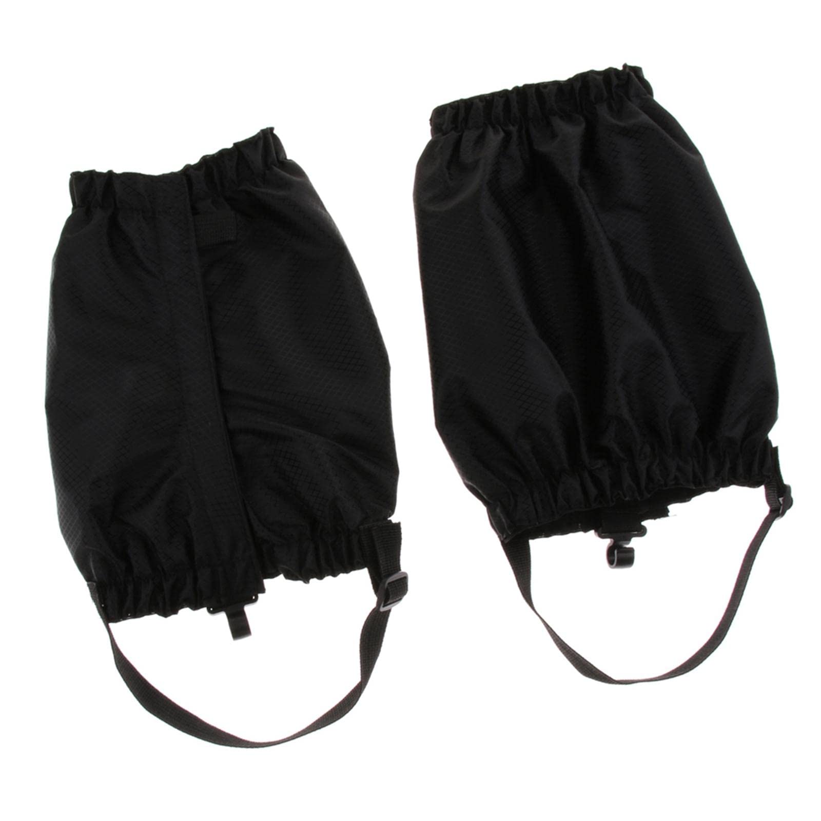 2 Pares Polainas Impermeables para Senderismo Trekking Escalada de Oxford Ajustables con Gancho Protector de Botas Y Pierna para Caminar Montaña