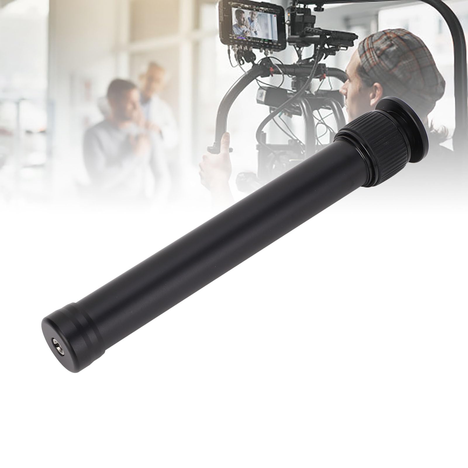 Tige D'extension de Trépied Réglable, Tube Léger en Fibre de Carbone avec Vis 1/4, Longueur 22,5-39 Cm, capacité de Charge 5 Kg, pour Appareils Photo, Téléphones, Monopodes