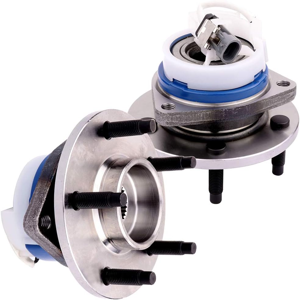512223 Rear Wheel Bearing Assembly Fits for Buick Century, Lacrosse, Rendezvous, DTS, Eldorado, Seville, STS, for Chevy Impala, Lumina, Malibu, Monte Carlo, for Dodge Avenger, Caliber 5 Lugs w/ABS