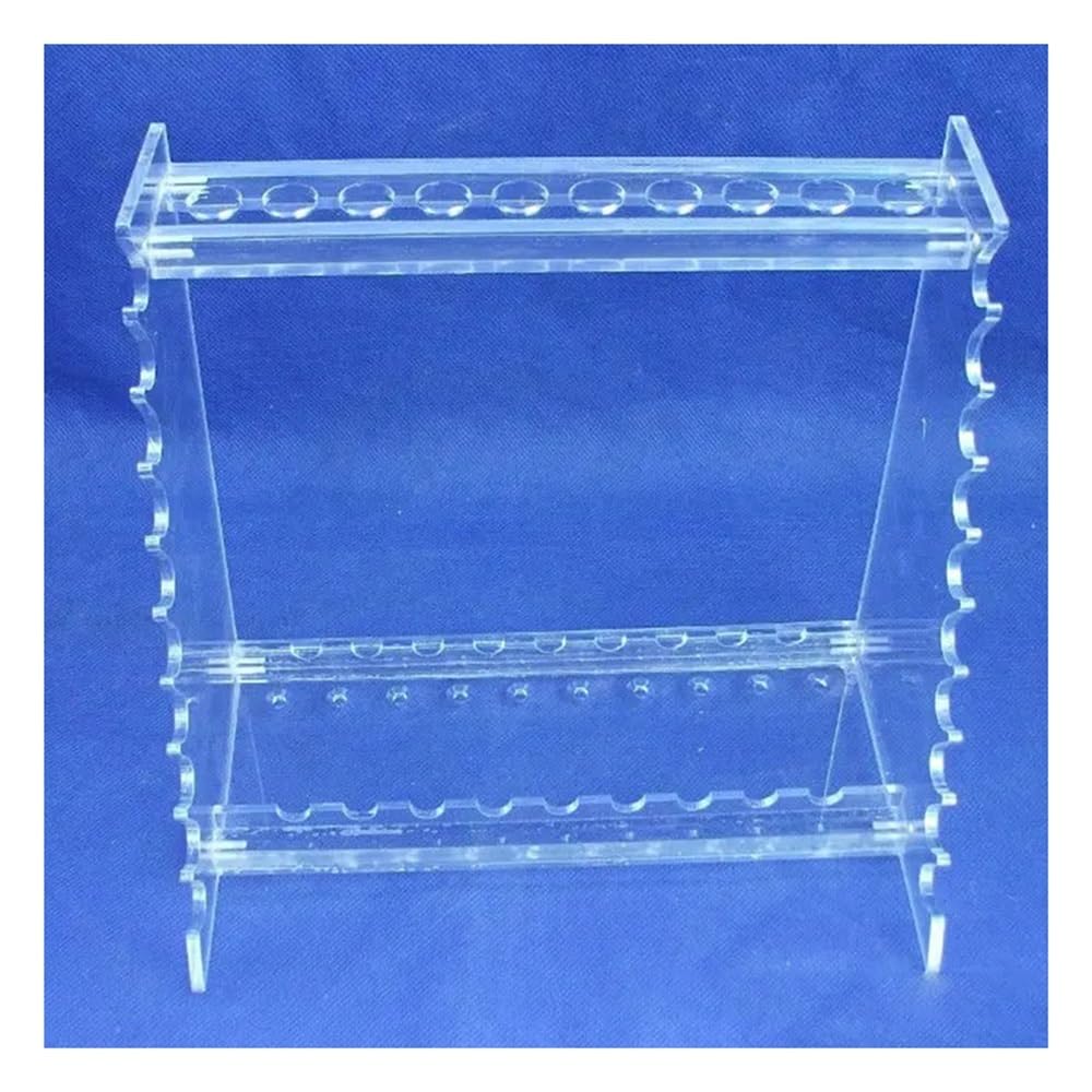 Cristalería de Laboratorio Soporte for pipetas de vidrio Gradilla for pipetas graduadas Soporte for pipetas Gradilla trapezoidal frontal