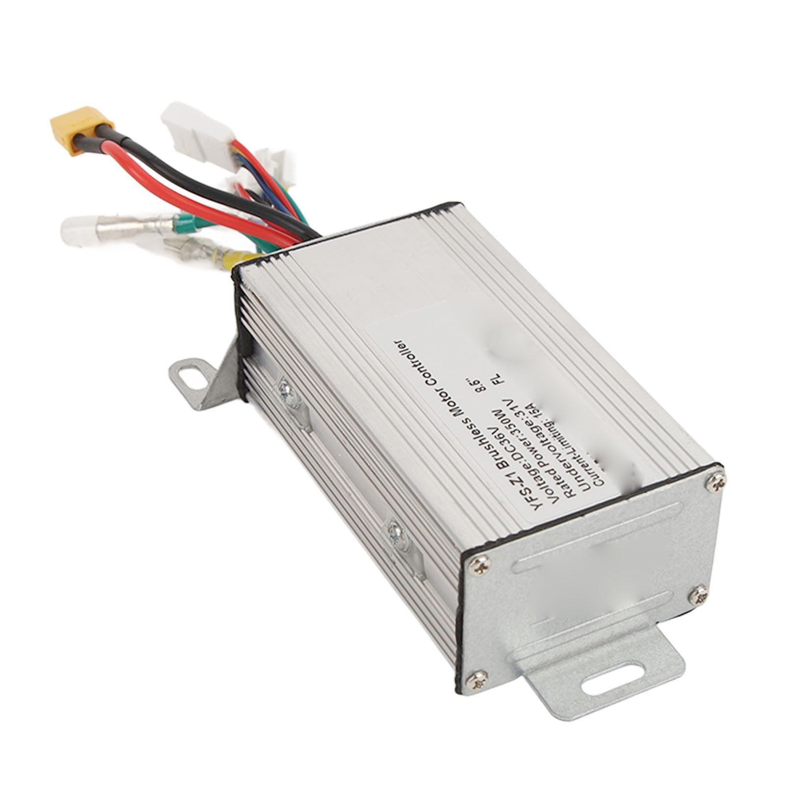 Contrôleur de scooter électrique 36 V 350 W - Contrôleur de moteur - Boîtier en alliage d'aluminium avec dissipation de la chaleur et protection sous tension - Pour scooters électriques, vélos