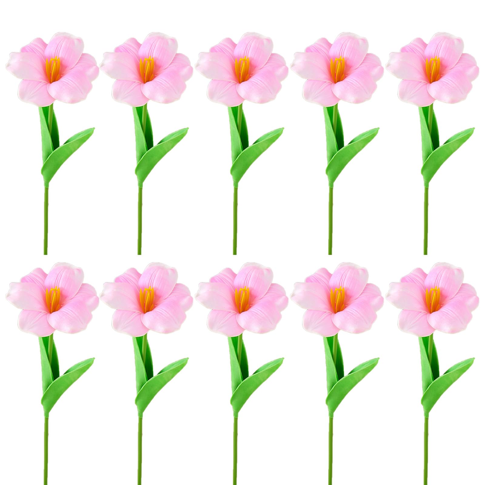 Tsophreniq 10Pcs Artificial Flower Bouquets Realistic Simulation Flower Branch for Wedding Decoration, Kitchen Garden Decoration Arrangements