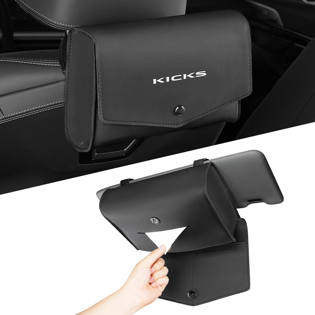 Amazon | キックス 適用 ティッシュ ケース 車用 箱ティッシュ適用