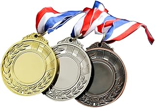 BESPORTBLE 3Pcs The Medal Soccer Medals Winner Medal Bronze Medal Award Medal Gold Medal Marathon Medal Golden