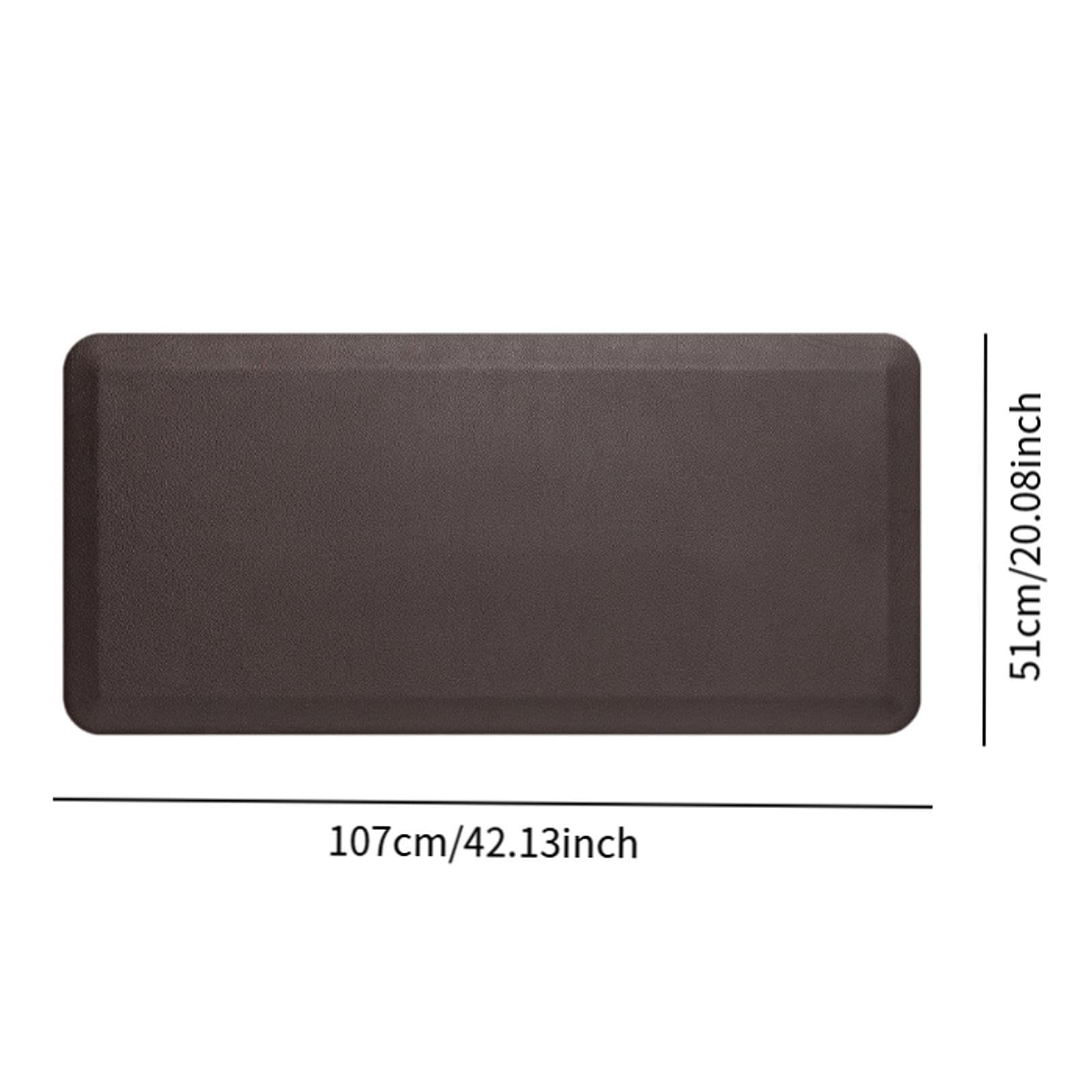 Alfombrilla de Escritorio de Pie, Alfombrilla de Cocina, Superficie Resistente a Las Manchas, Alfombra de Cocina Ergonómica, Alfombrilla de Pie Antifa, CafÉ, Individual