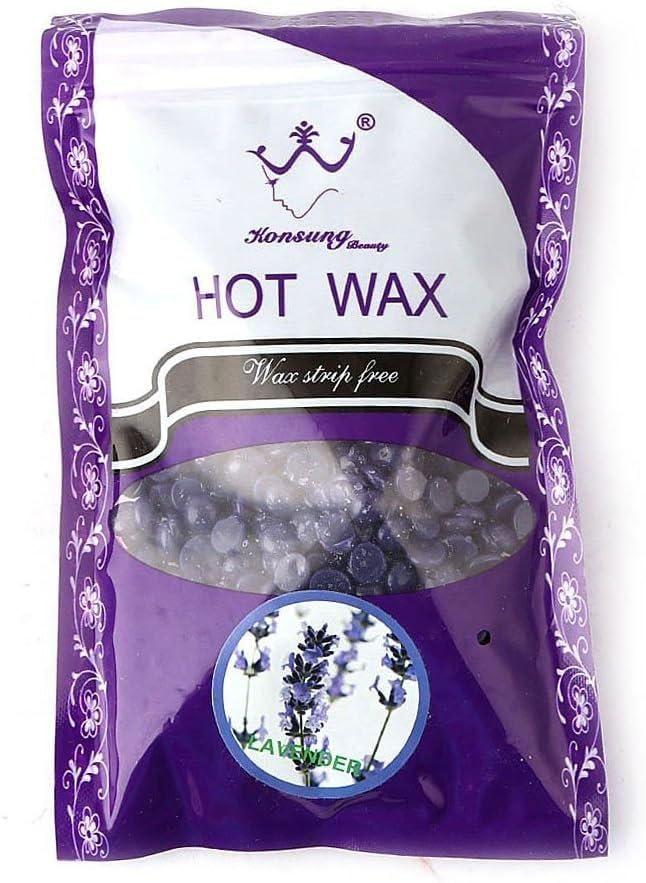 Image of Premium Wax Heater Waxing Kit for Women - Silicone Wax Warmer for Hair Removal, Eyebrow, Bikini, Legs, Face, Brazilian Wax 1-Pack Hard Wax Beans (100g*1: 100gm) Waxcombo Kit (Wax Beans 100gm)