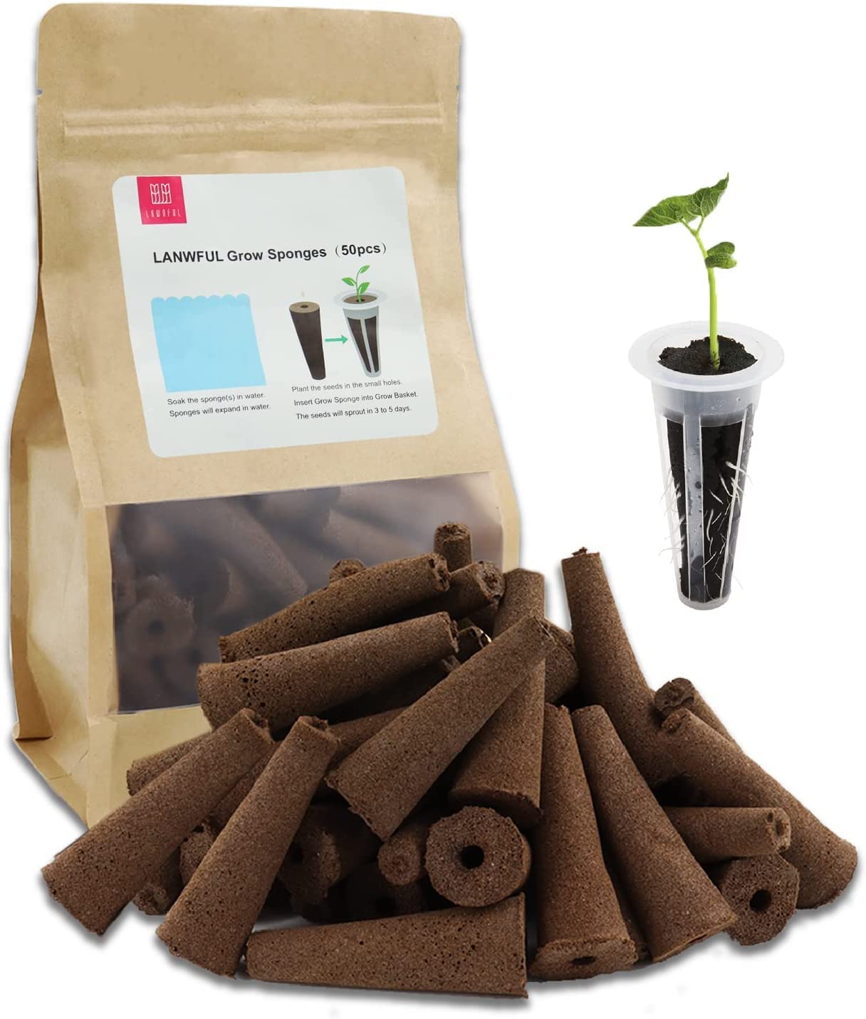 Pieces De 100 éponges De Culture De Replacement Pour Systèmes De