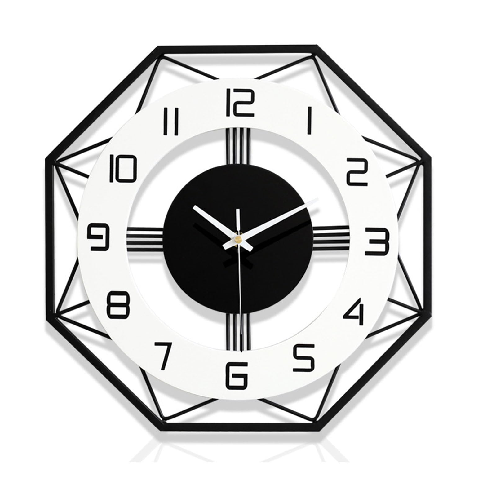 Horloge murale silencieuse sans tic-tac à piles pour la cuisine