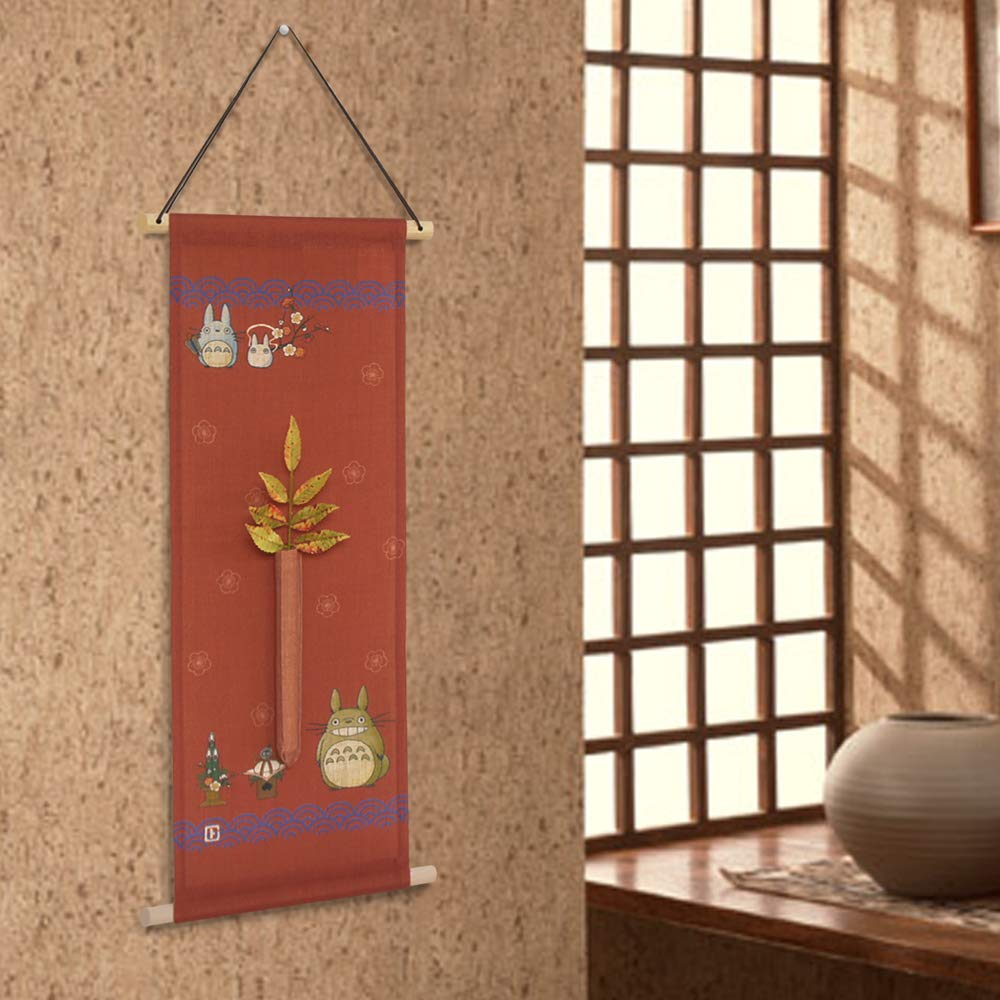 Amazon｜となりのトトロ タペストリー 一輪挿し 壁飾り 掛軸