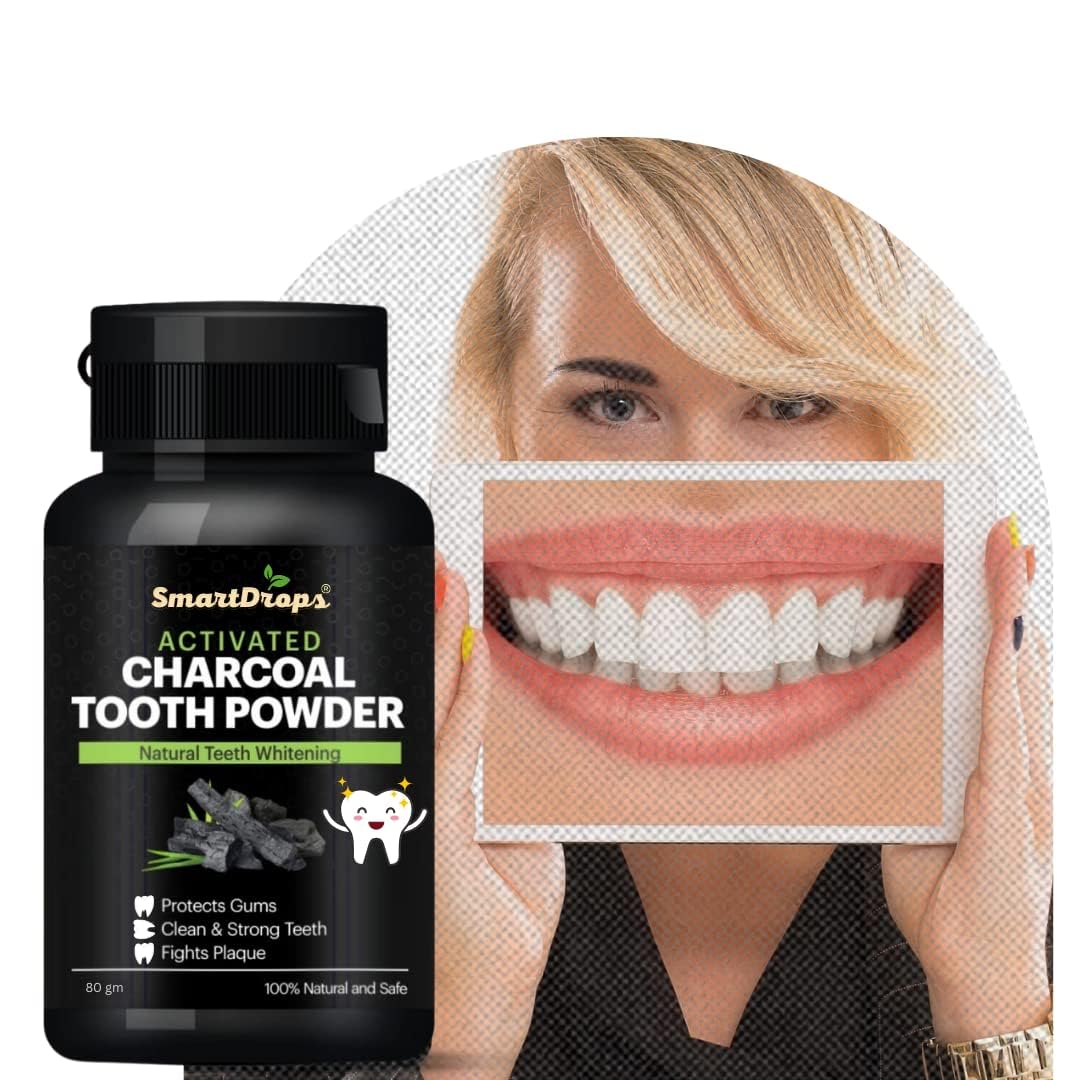 See full amazon price history chart for Smartdrops Activated Charcoal Teeth Whitening Powder Suitable For All types Teeth - 80 gm Smartdrops Activated Charcoal Teeth Whitening Powder Suitable For All types Teeth - 80 gm (B0BVVY3JZP) Amazon Price History, Amazon Price Tracker