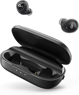 Soundcore Liberty True Wireless Earbuds, 100 Hour Playtime, Graphene Sound, Fast Charging, Secure Fit, Bluetooth 5, Easy Pairing, Sweatproof True Wireless Earbuds with Smart AI, Stereo Handsfree Calls