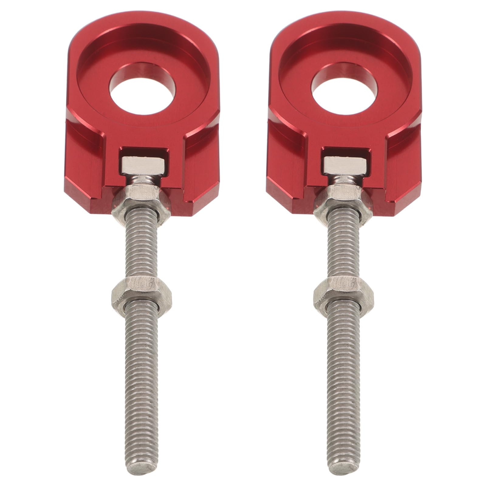 UKCOCO 2 Piezas Tensor de Cadena Trasera para Motocicleta Crf110f Rojo