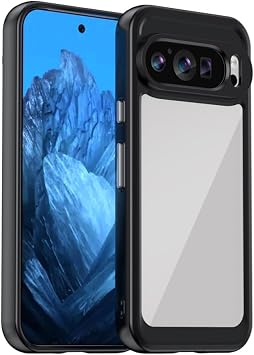 Microcase Google Pixel 9 Pro XL Shield Serisi Darbeye Dayan kl  Yar  Esnek Plastik Tpu K l f - AL8100 Siyah