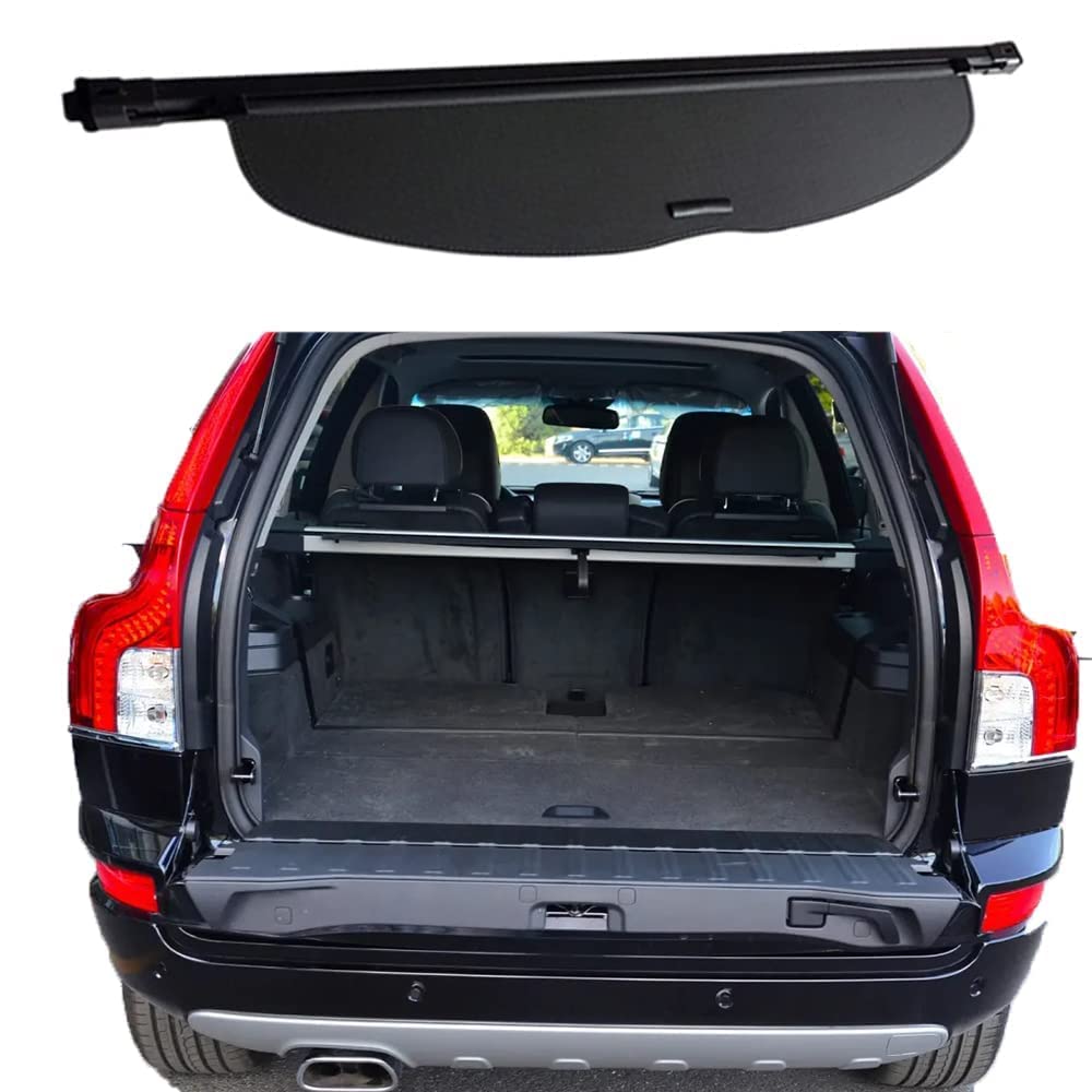 Pmkvgdy Car Trunk Lid Shelf Suitable For Nissan X Trail T32 X-Trail 2014 2015 2016-2020, Retractable Parcel Rack Protect Storage Interior Accessories,A-black