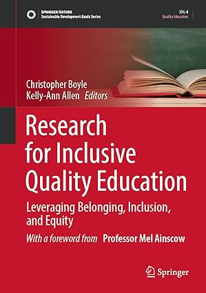 Research for Inclusive Quality Education: Leveraging Belonging, Inclusion, and Equity (Sustainable Development Goals Series)-Wow! eBook