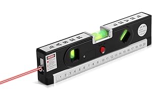 Laser Level, 2-in-1 Laser Level with 100Ft Point & 30Ft Line for...