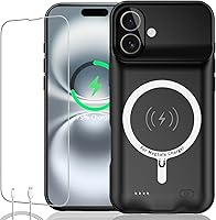 Vista 9 de Funda de batería para iPhone 11, batería recargable portátil extendida de 10000 mAh, compatible con iPhone 11 (6.1 pulgadas), funda de carga