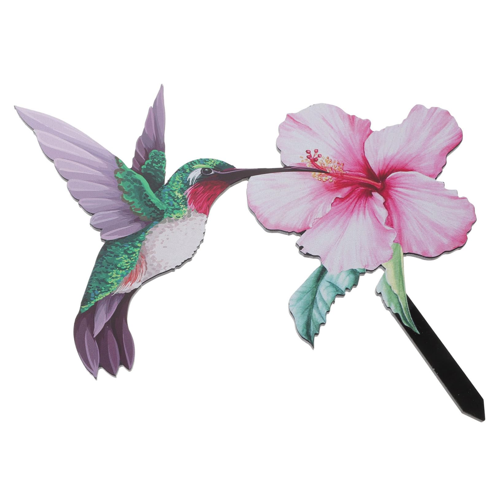 YARNOW 4pièces Piquet De Jardin Décoratif avec Design De Fleurs Et pour Aménagement Extérieur Ornement De Cour pour Terrasse Et Jardin