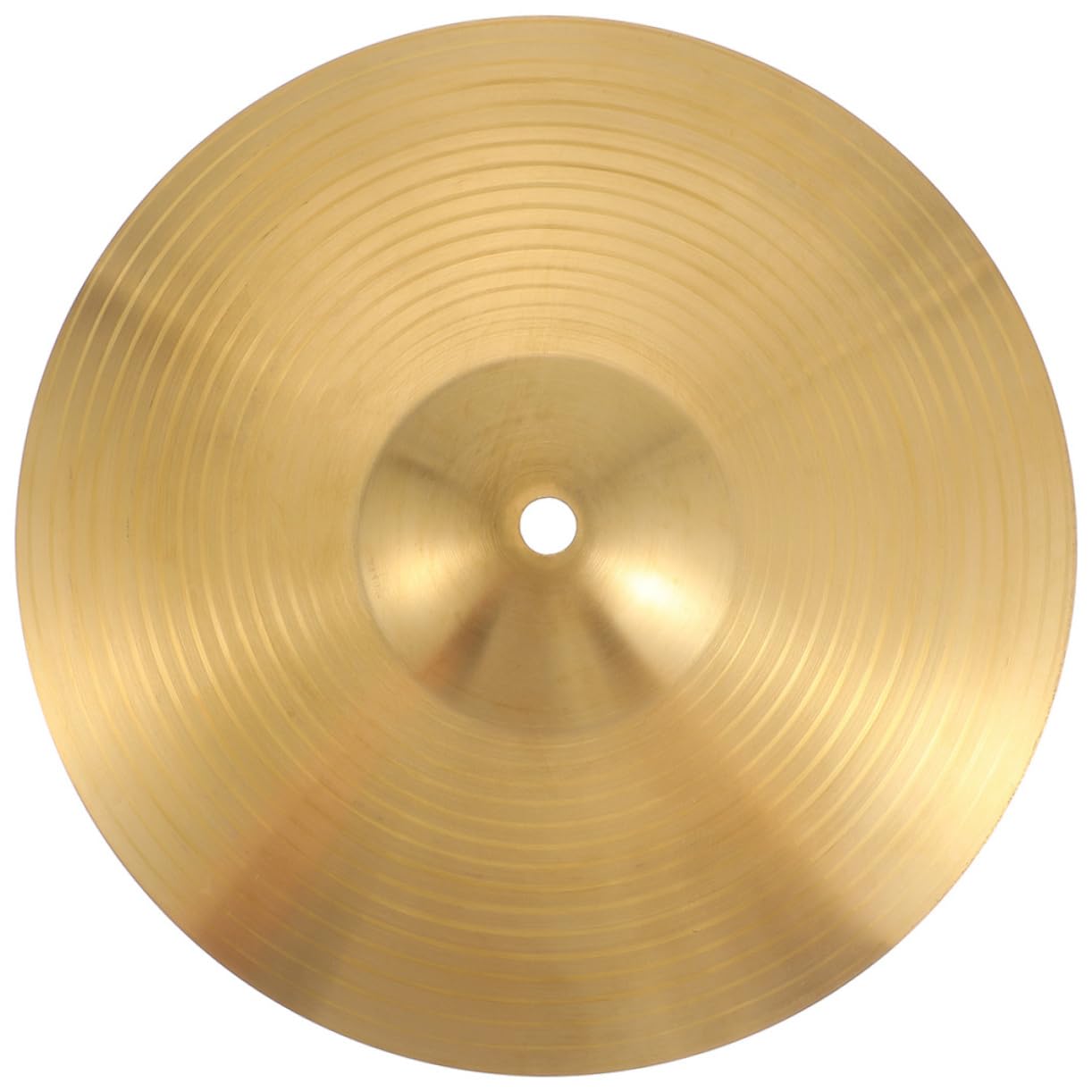 Yardwe Brass Crash Cymbal for Drum Set Jazz Drum Cymbal Replacement Cymbal for Percussion Instruments