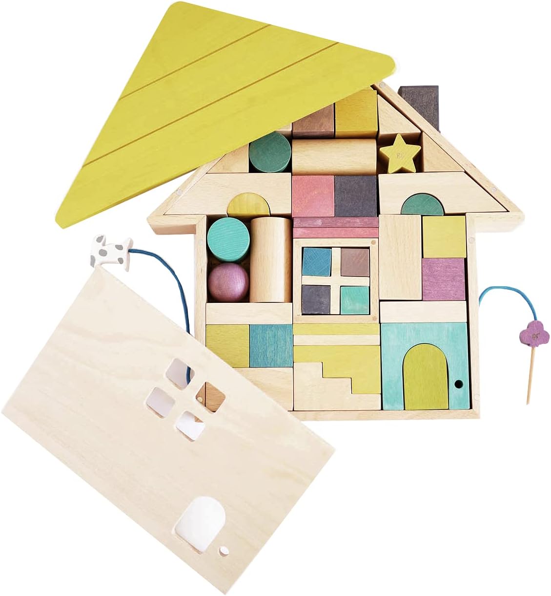 Amazon Gg ジジ Tsumiki 積み木セット 木製 積み木 音 おもちゃ 知育玩具 1歳 2歳 3歳 男の子 女の子 誕生日 プレゼント 積み木 おもちゃ