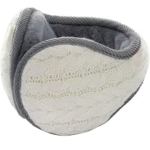 Winter Earmuffs - Adjustable Classic Fleece Ear Warmers for Women