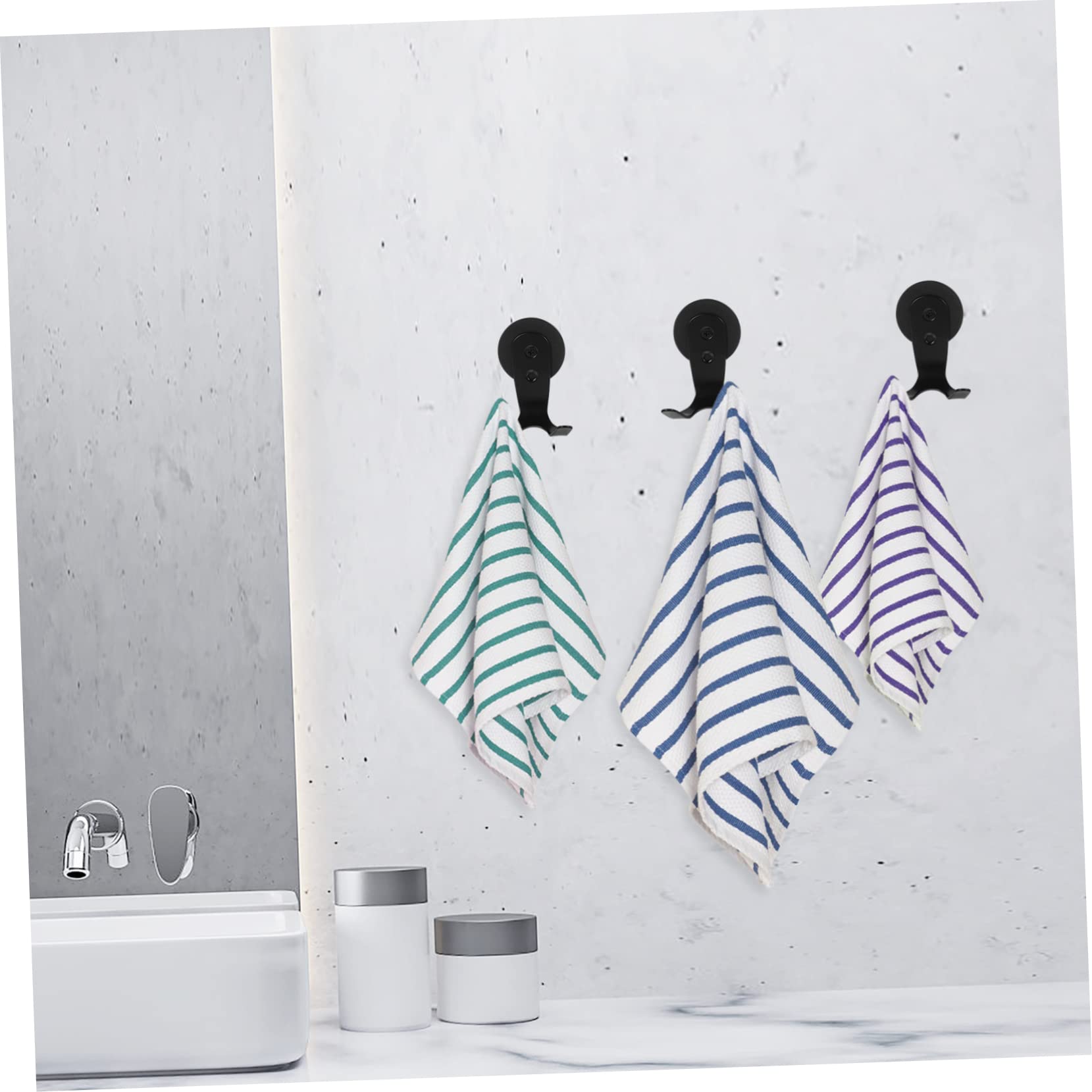 LYGXWJFC 2 Piezas Corona Frontal Percha de Cocina Perchas Ropa Hierro Guirnalda Gancho Multifuncional Pared Nevera Toalla hogar Puerta Sombrero para refrigerador hogar baño Ganchos magnético Bufanda