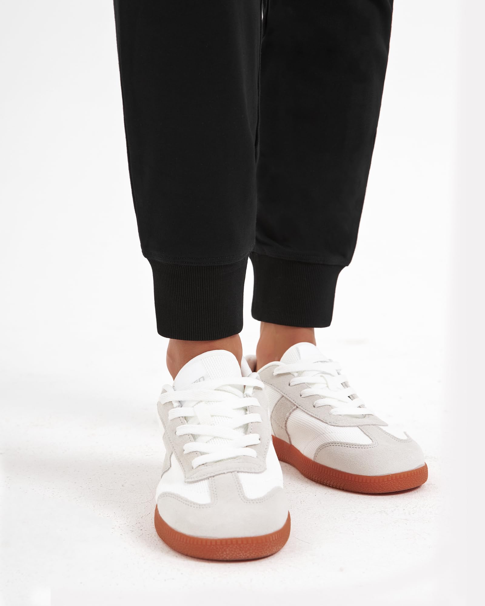 Zylioo Femme Pantalon Jogging Coton Extra Long Pantalon de Survêtement | Jogging Bottoms in Sport Elastic Respirant Running Sweatpants with Pockets Straight Wide Leg Yoga Casual Bottoms Trousers
