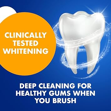 Arm & Hammer Advance White Toothpaste, Whiter Smile, 4 x 75ml Multipack