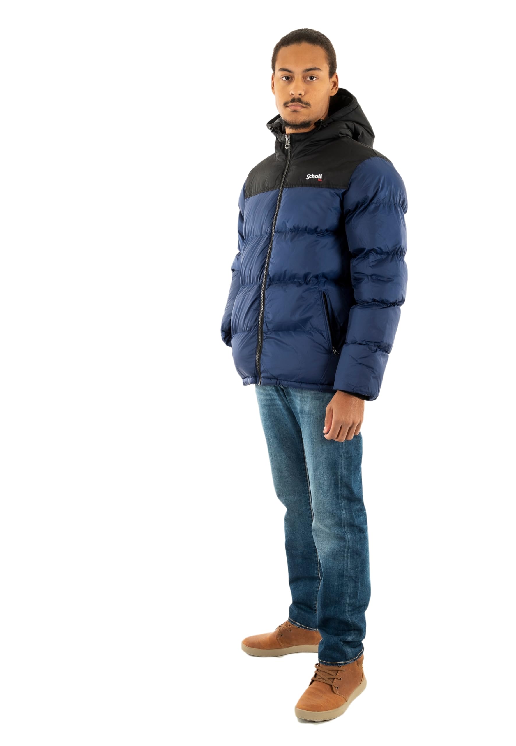 Schott NYC Men's Utah2 Jacket Not Applicable, Royal Blue, M