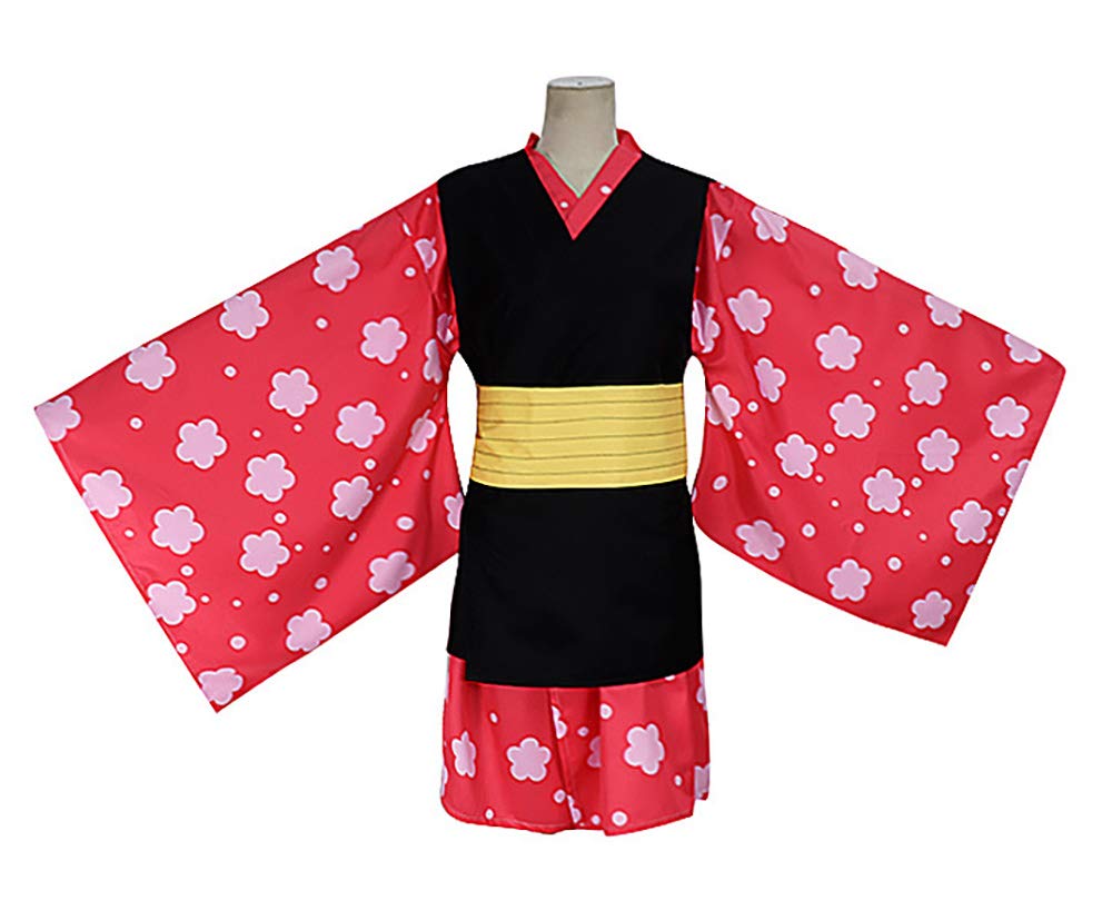 Amazon.co.jp: 鬼滅の刃 真菰コスプレ衣装5点セット お面付 真菰