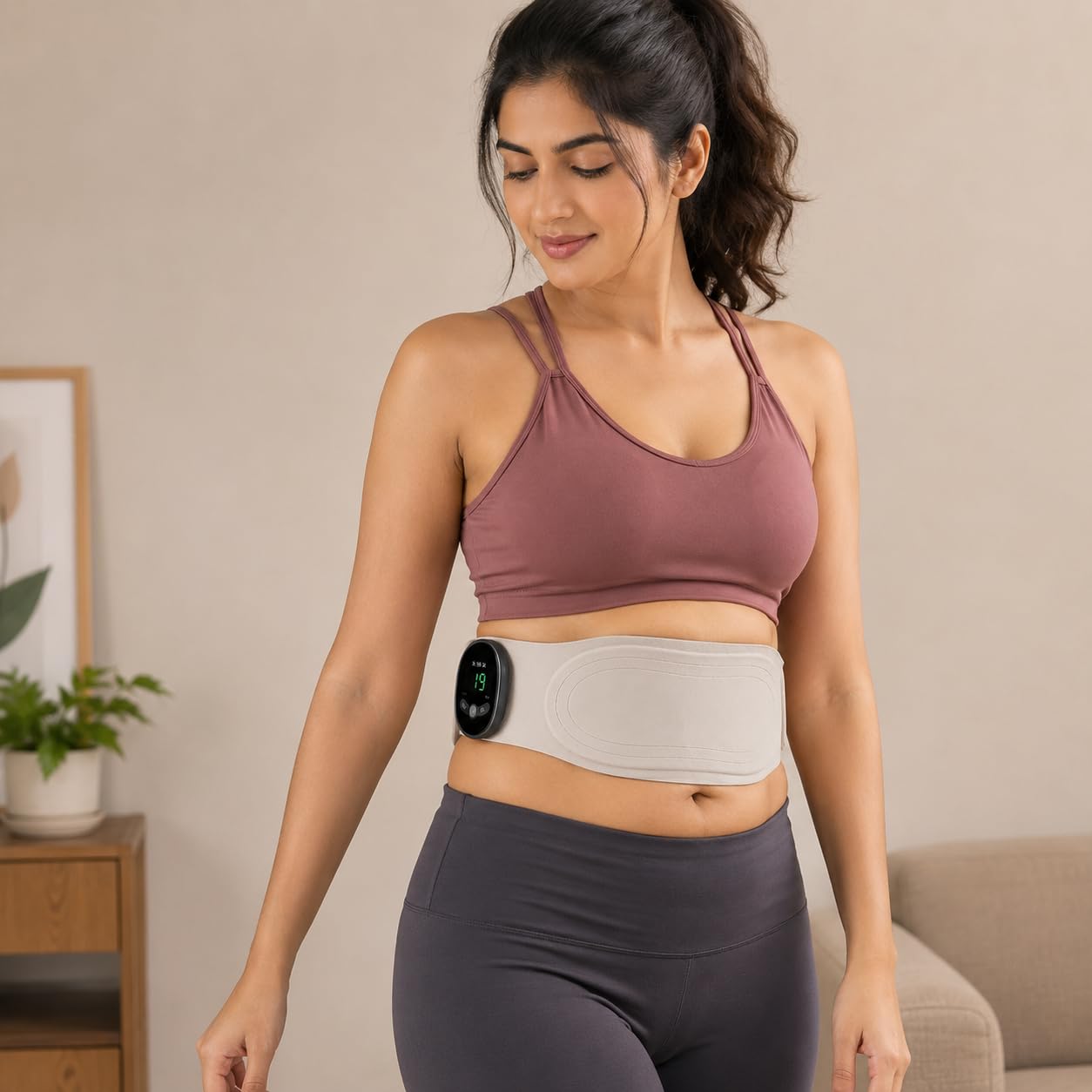 Smart Waist Massager EMS Belly Fat Massager Belt with Heating & Wireless Remote | 8 Massage Modes, 19 Intensity Levels | Rechargeable Waist Slimming Belt for Abdomen Pain Relief, Muscle Relaxation & Metabolism Support-image-15