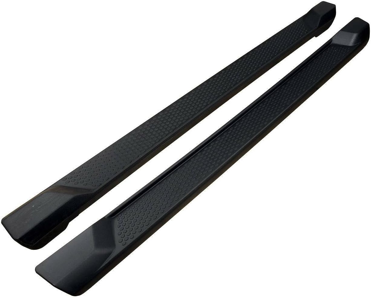 Black Horse OEM Replica Running Boards Black Compatible with 2018-2026 Jeep Wrangler JL(Incl. 2020 diesel engine & Excl. plug-in Hybrid and trims with Fox Hydraulic Jounce Bumpers)-RJEWRJL