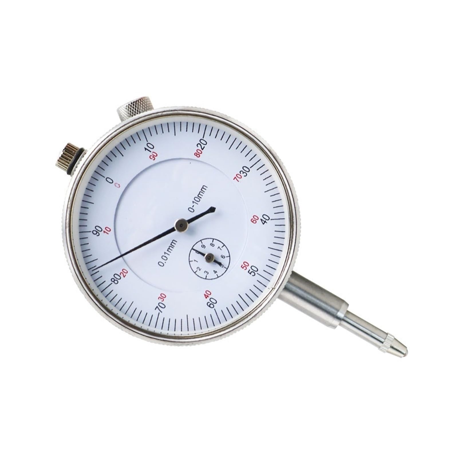 Measuring Tool 0-10mm 0.01mm Dial Indicator with Lug Back Measurement Dial Gauge Instrument Tool Dial Gauge 0-10 Mm High Resolution