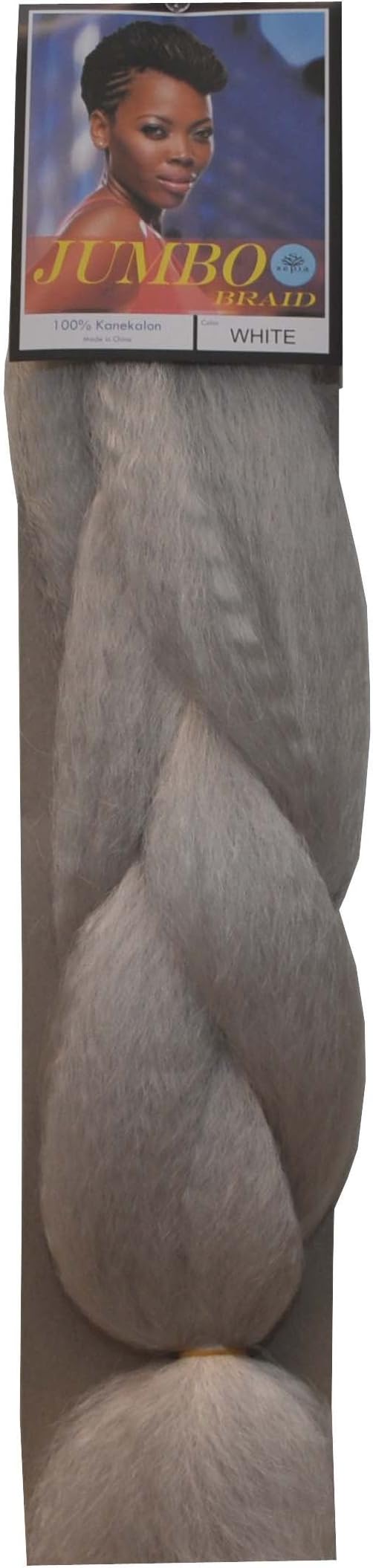 Sepia Kanekalon Jumbo Braid (White)