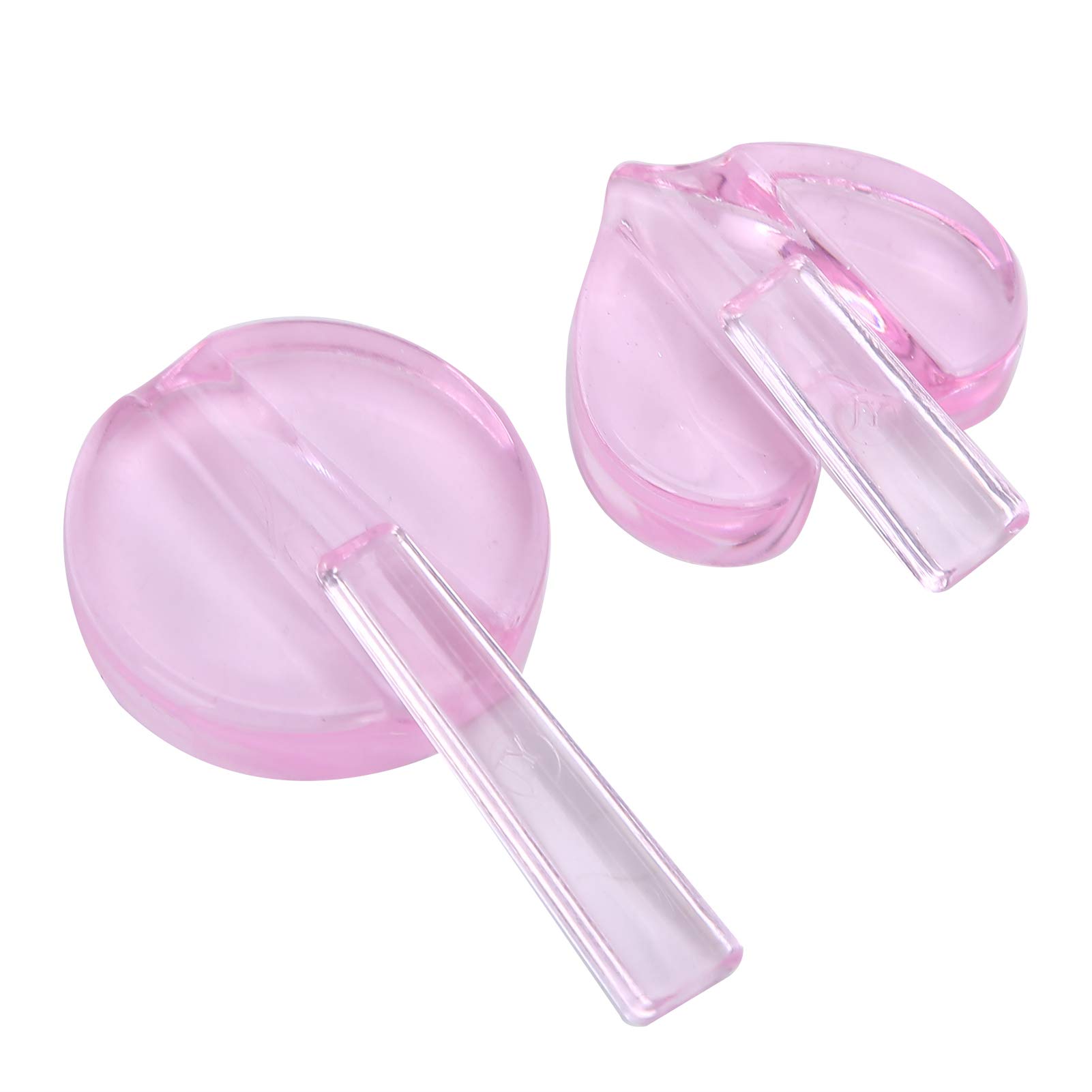 2 Pcs Embossed Mold Nail Tools Metal Frame Bending Nail Art Templates Nail Decal Bender Heart Round Nail Art Equipment Nail Tools for Nail Salon