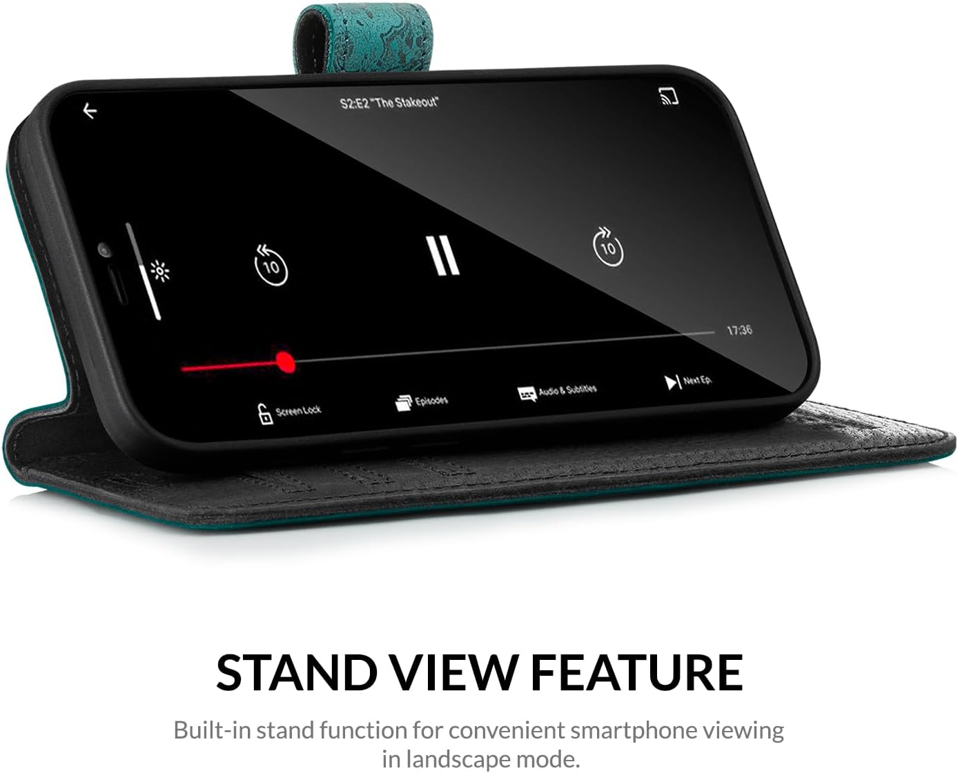 SURAZO Mobile Phone Case for Samsung Galaxy S23 FE Leather - Foldable Genuine Leather Protective Case [Magnet, Card Slot, RFID Protection] Flip Flip Wallet Case Cover Leather Case (Floral Pattern