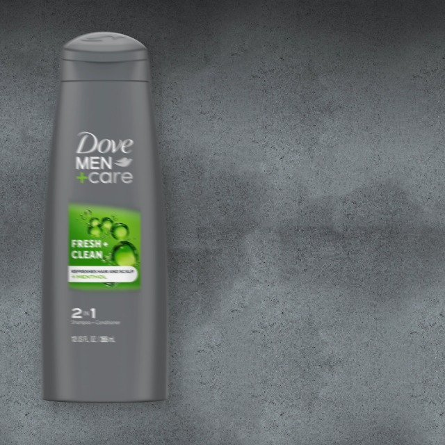 Dove Men+Care 2-in-1 Shampoo & Conditioner – Pflegt & Stärkt Das Haar, Erfrischend Sauber, 25,4 Oz (4er Pack)