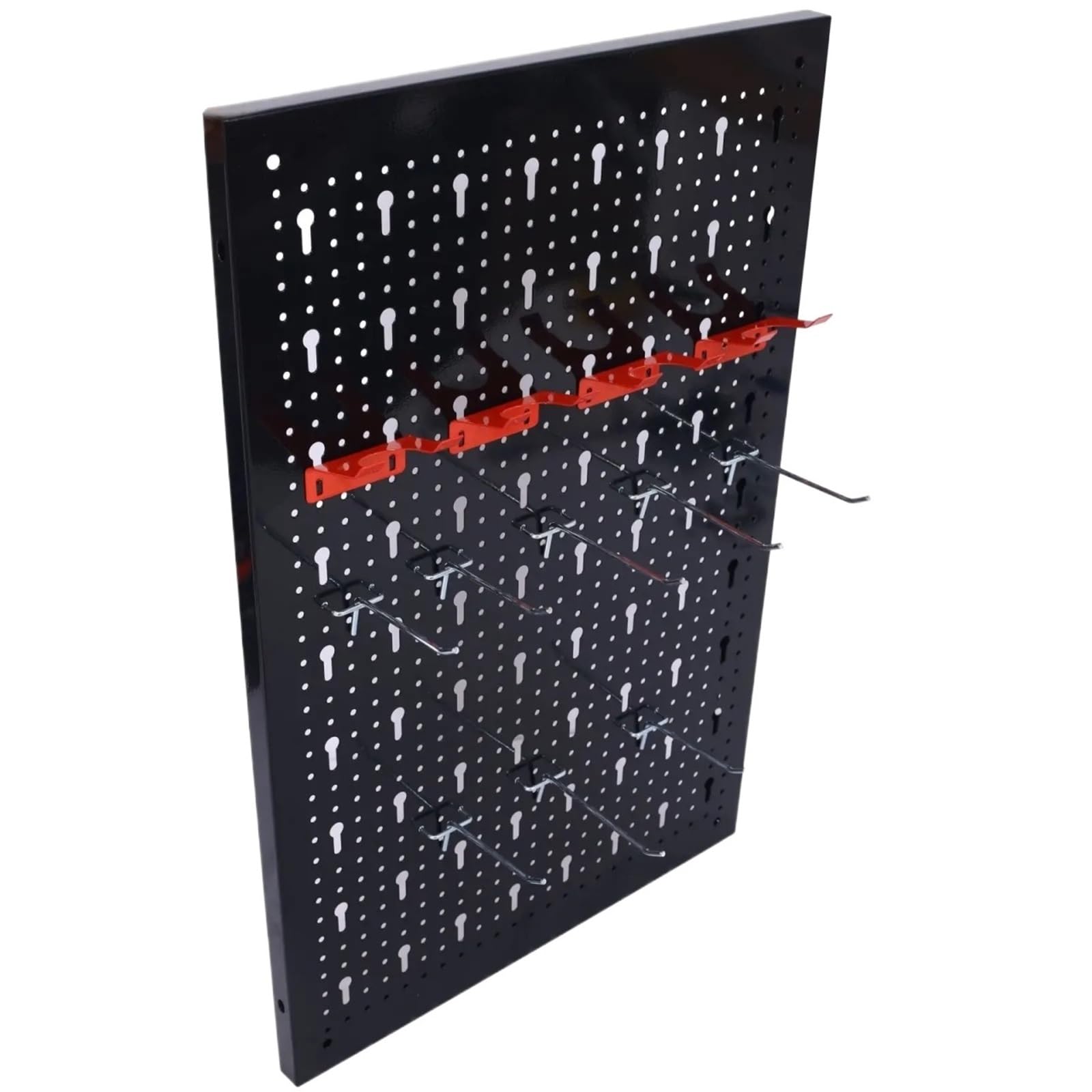 RUWLFE Pegboard Wall Organizer, Metal Garage Tool Pegboards for Wall Organizer