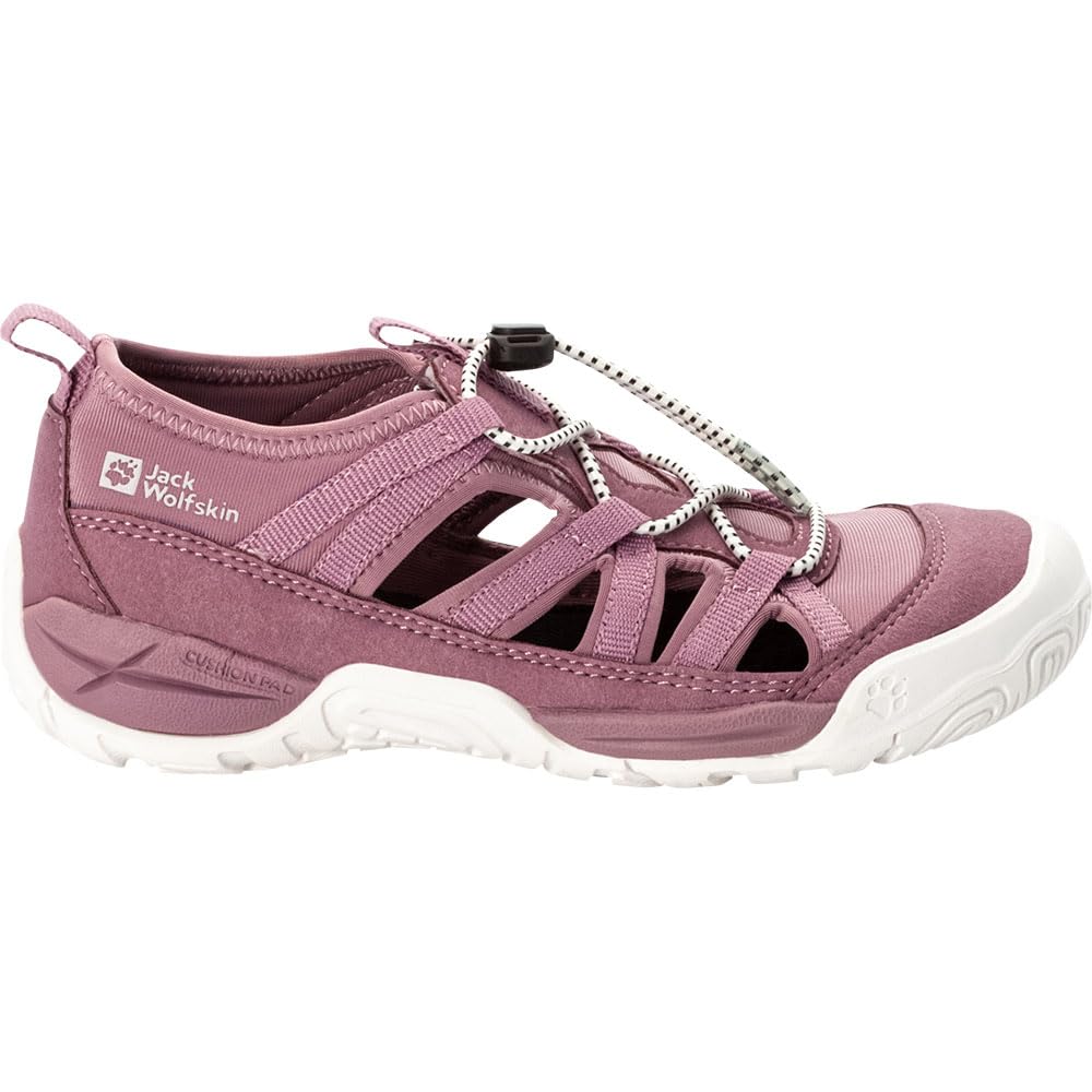 Jack Wolfskin Unisex Kid's Vili Sandal K, Ash Mauve, 34 EU