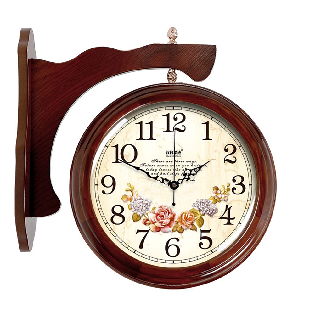 Amazon.com: MLLXUXANCC Outdoor Garden Double Sided Clock