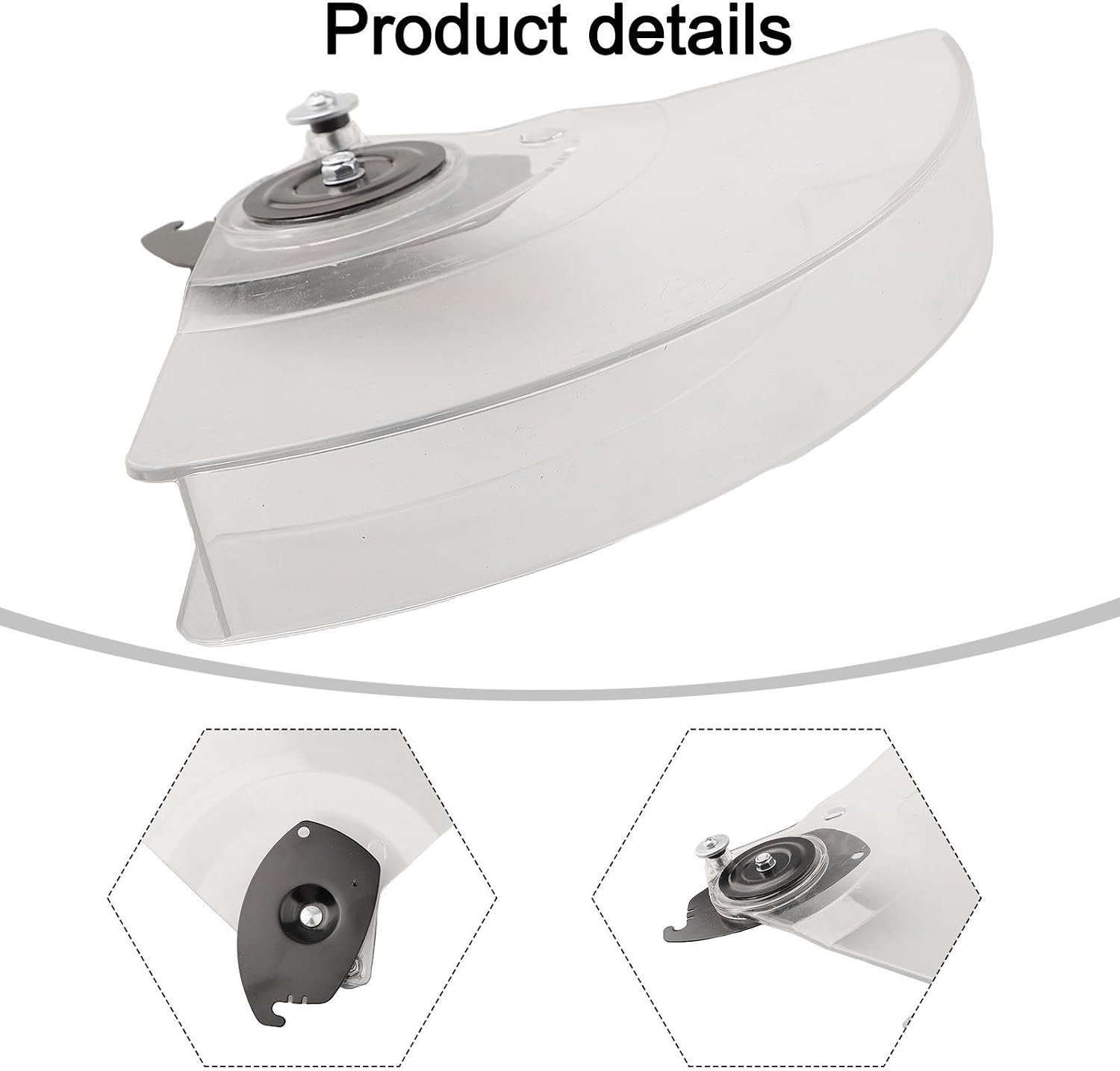 10 Inch Electric Miter Saw Blade Guard Replacement for 255 Aluminum Saw Machine, Transparent