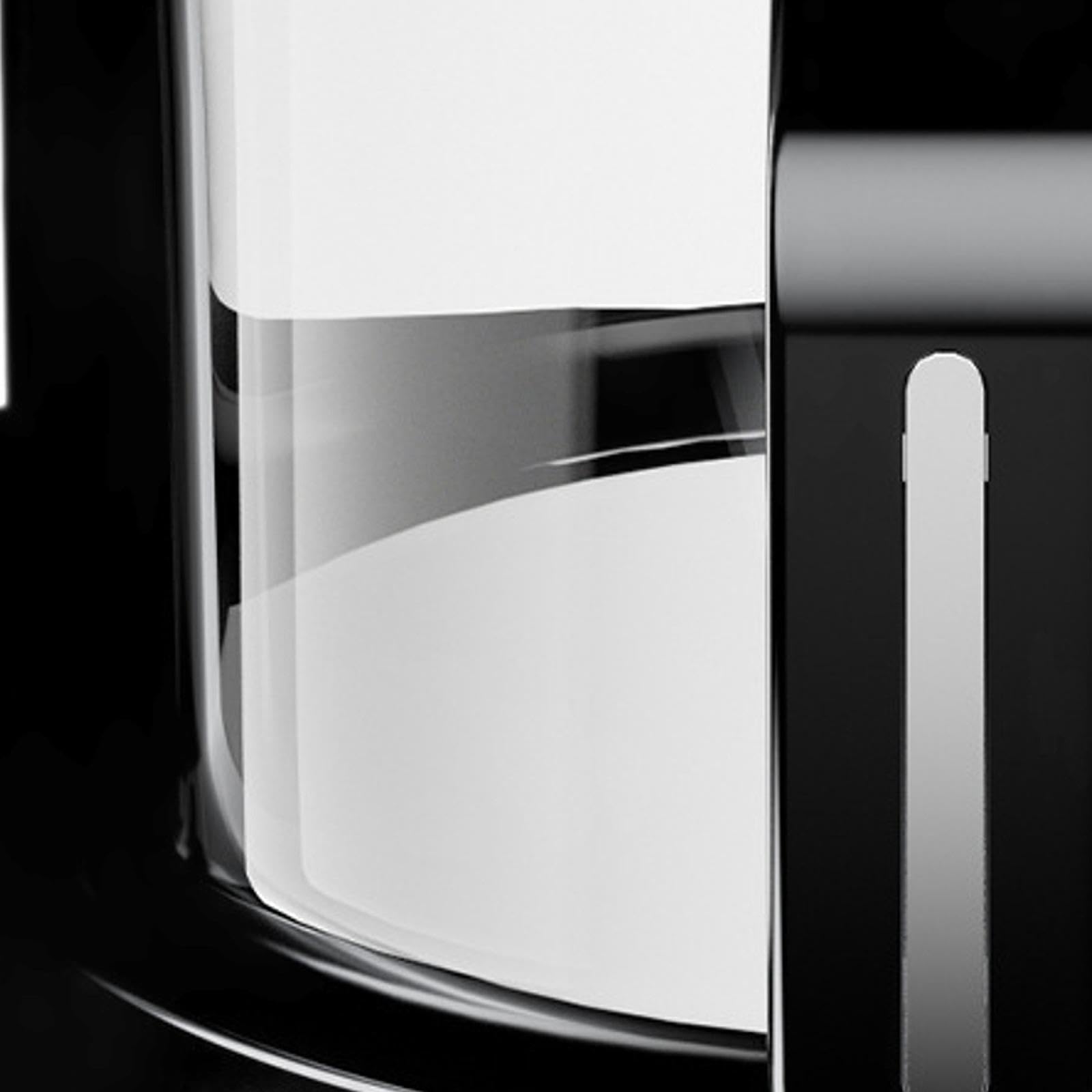 predolo Freidora de Aire con Pantalla Táctil Visible con Recipiente de Vidrio y Control Digital para Cocinar sin Aceite en la Encimera de la Cocina Doméstica
