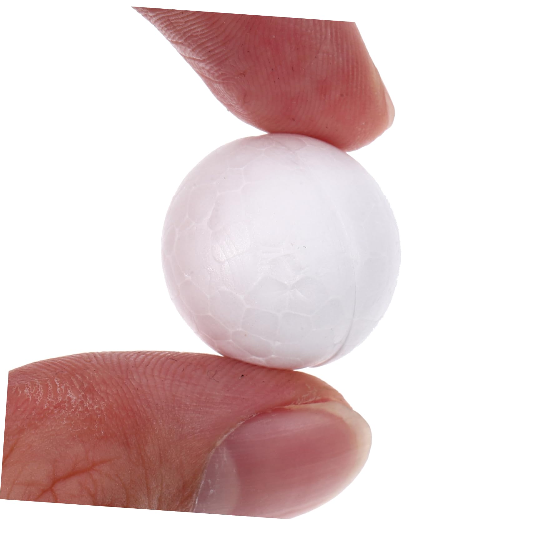 Sfere Artigianali in Polistirene Bianco 50 Pezzi Rotonde
